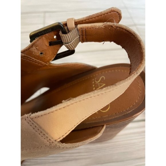 Sarto Franco Sarto Suzie Suede Heeled Sandals Size 8 - Picture 16 of 16
